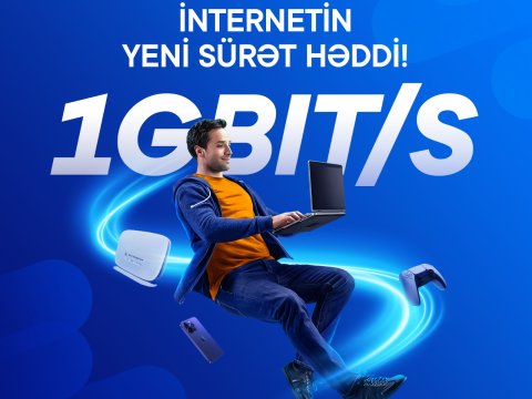 “Baktelecom” 1 Gbit/s internet sürət testlərini başa çatdırdı