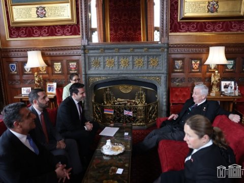 Erməni spiker Britaniya İcmalar Palatasının rəhbəri ilə görüşdü