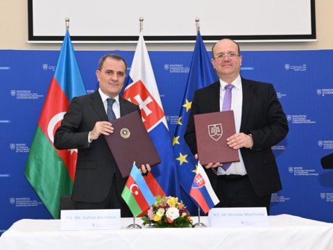 Azərbaycan və Slovakiya arasında saziş imzalandı