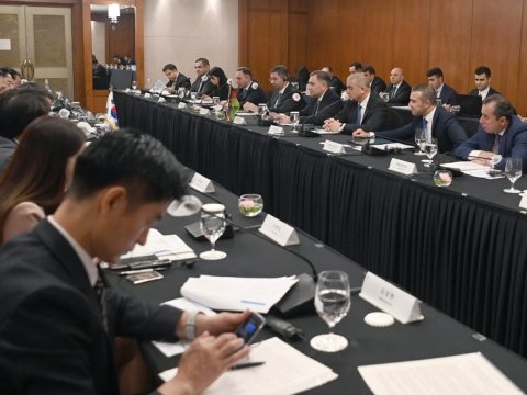 Birgə Komissiyanın üçüncü iclası keçirildi - FOTOLAR