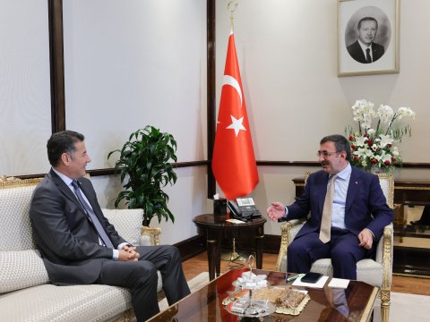 Türkiyə vitse-prezidenti Sinan Oğanı qəbul etdi - FOTO