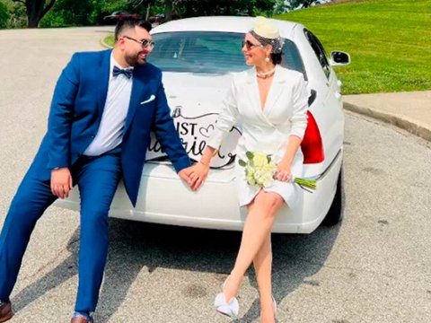 Azərbaycanlı aparıcı ABŞ-da evləndi 