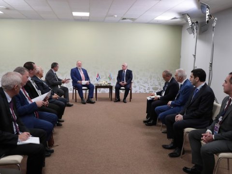 Azərbaycan və Kuba baş nazirləri danışıqlar apardı 