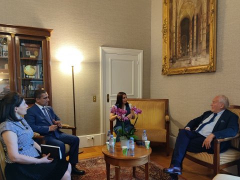 Deputatlar Fransada görüşlər keçirib - FOTOLAR