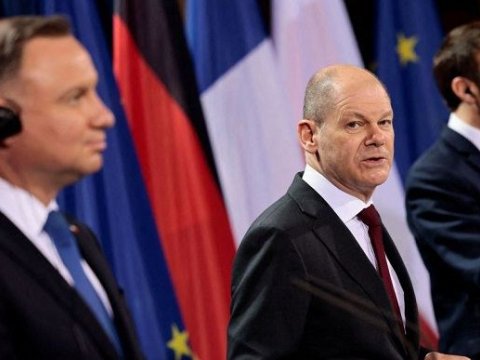 Fransa, Almaniya və Polşa liderləri bir araya gəlir - SƏBƏB