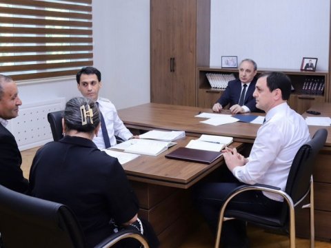 Baş prokuror Hacıqabulda vətəndaşları qəbul edib - FOTOLAR