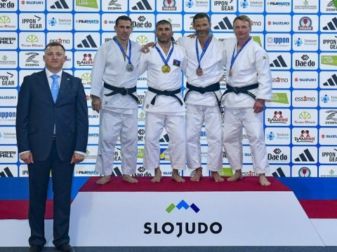 Veteran cüdoçularımız Avropa çempionu oldular 