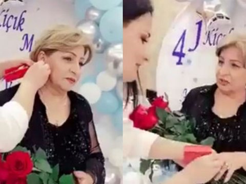 Qızıl üzük və sırğa verilən müəllimlə bağlı rəsmi AÇIQLAMA