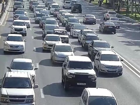 Hazırda tıxac olan yollar - SİYAHI