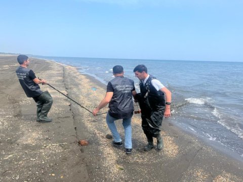 Su hövzələrindən 535 ədəd sintetik tor yığışdırıldı