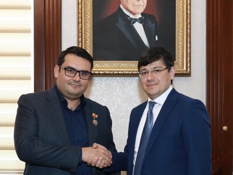 Komitə sədri Köln Azərbaycan Evinin həmtəsisçisi ilə görüşüb