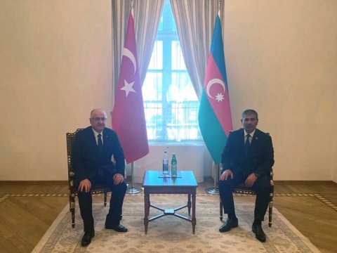 Zakir Həsənov Yaşar Gülerlə görüşdü - FOTO