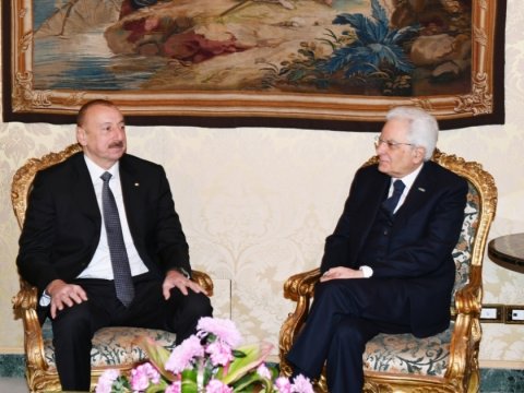 İlham Əliyev Sercio Mattarellaya başsağlığı verdi