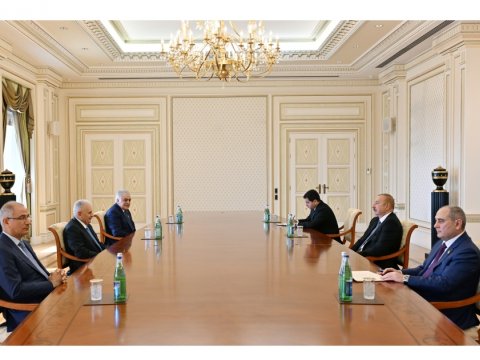 İlham Əliyev Binəli Yıldırımı qəbul etdi