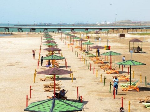 İctimai çimərliklər istifadəyə verildi - FOTOLAR