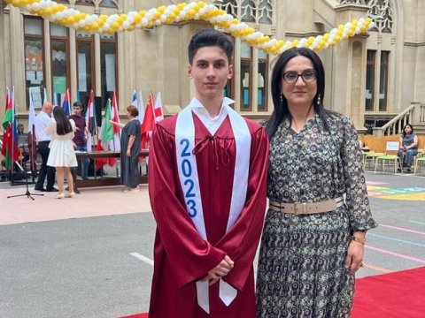 Raquf Orucovun oğlu məzun oldu - FOTOLAR 