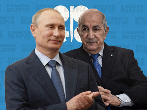 Putin Əlcəzair prezidenti ilə görüşdü