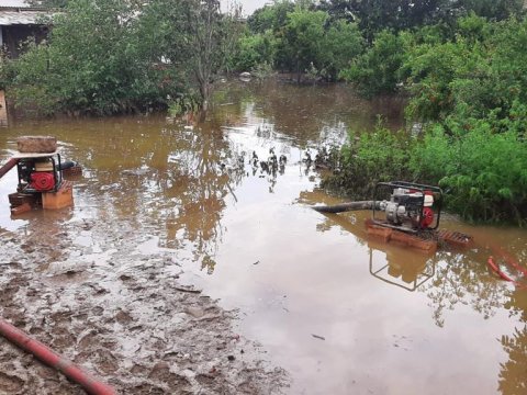 Gəncədə su basmış ərazilərdəki son vəziyyət - FOTO