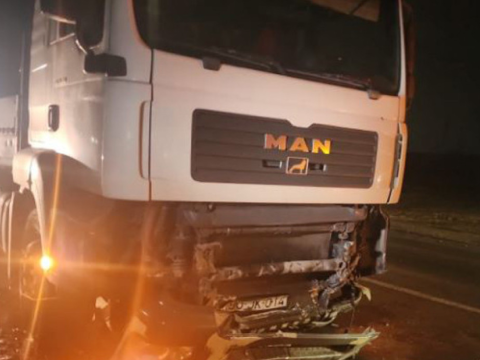 Laçında yük maşınları toqquşdu - 1 nəfər öldü