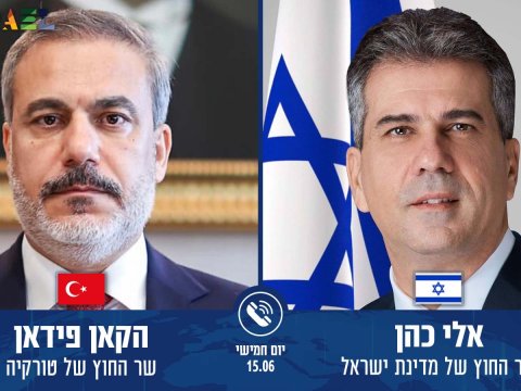 Türkiyə və İsrail XİN başçıları danışıqlar apardılar