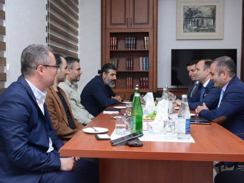 İLKE Vəqfi nümayəndələri İlahiyyat İnstitutunda - FOTOLAR