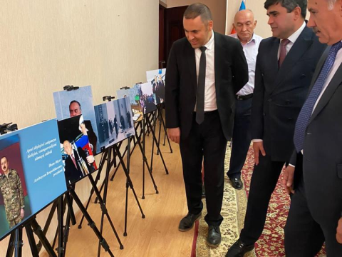 Aktauada Milli Qurtuluş Günü qeyd edilib - FOTO