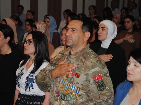 Şəhid polkovnik-leytenantın xatirəsi anıldı - FOTOLAR