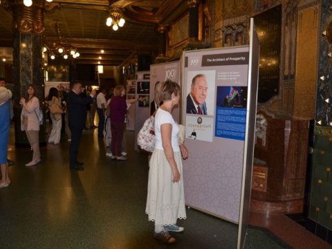 Budapeştdə Heydər Əliyevin 100 illiyi münasibətilə konsert - FOTOLAR