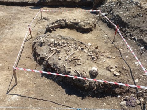 Ağdamda kütləvi məzarlıq aşkarlandı - FOTOLAR