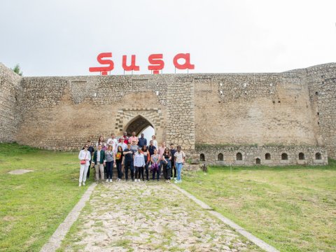 Xarici diplomatlar Şuşada səfərdədirlər