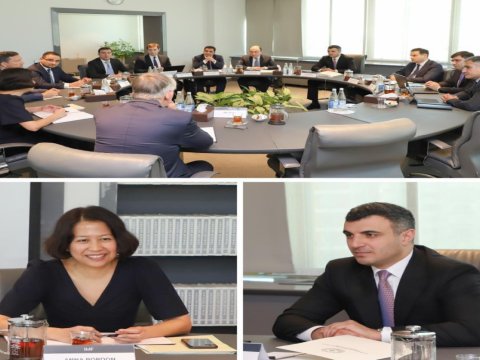 Taleh Kazımov Beynəlxalq Valyuta Fondunun missiya rəhbəri ilə görüşüb