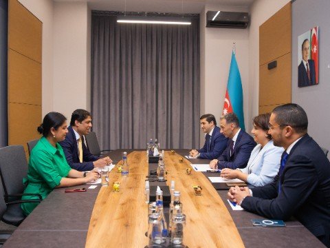 Rəşad Nəbiyev Şobita Şetti ilə görüşüb