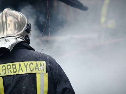 Göyçayda yanğın oldu - VİDEO