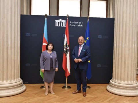 Sahibə Qafarova Avstriya Milli Şurasının Prezidenti ilə görüşüb