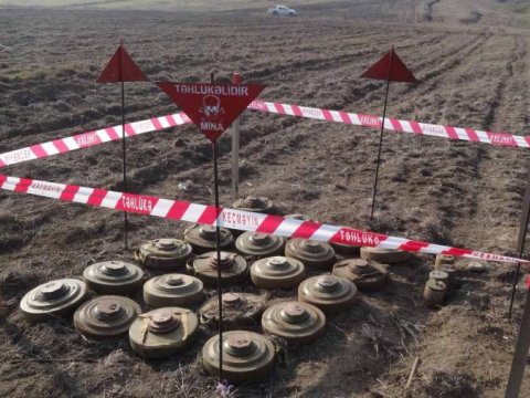 84 min hektara yaxın ərazi minalardan təmizlənib