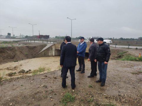 Goranboyda sel fəsadlar törədib - FOTOLAR