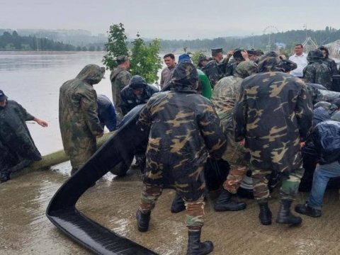 Süni göldə təhlükə - FHN görüntülər YAYDI