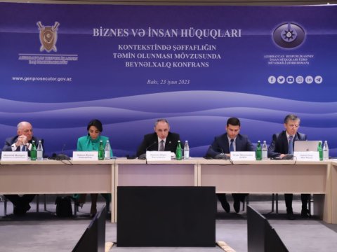 Baş Prokurorluqda beynəlxalq konfrans keçirilir - FOTO