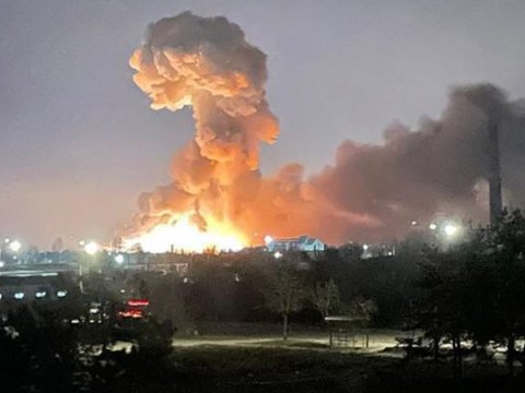 Rusiyada güclü partlayış səsləri eşidildi - VİDEO