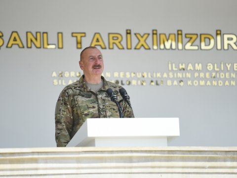 Ermənistanla sərhəd boyunca əlverişli mövqelərə sahibik