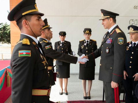 Daxili Qoşunların Ali Hərbi Məktəbində növbəti buraxılış - FOTOLAR