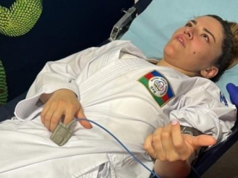 Huşunu itirən karateçimizin son vəziyyəti açıqlandı 