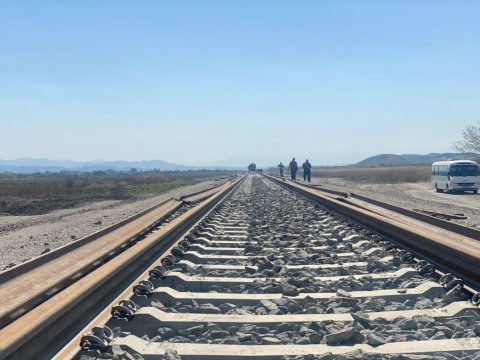 Bakı-Ağstafa dəmir yolu xəttində sel təhlükəsi - FOTOLAR