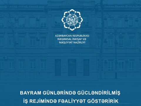 Nazirlik bayramda gücləndirilmiş rejimə keçəcək