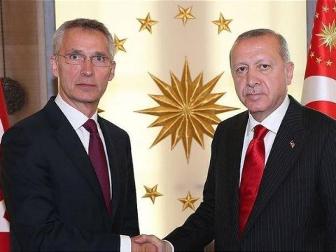 Ərdoğan Stoltenberqlə NATO sammitini müzakirə etdi 