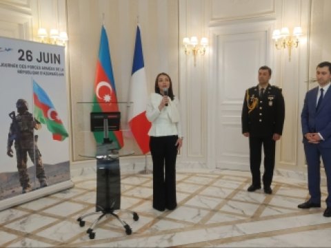Parisdə Azərbaycanın Silahlı Qüvvələr Günü qeyd edildi 