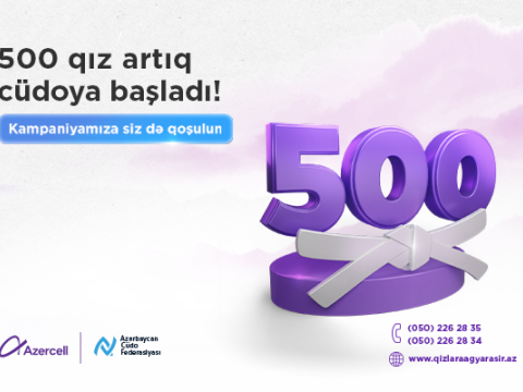 500 qız artıq cüdoya başladı!