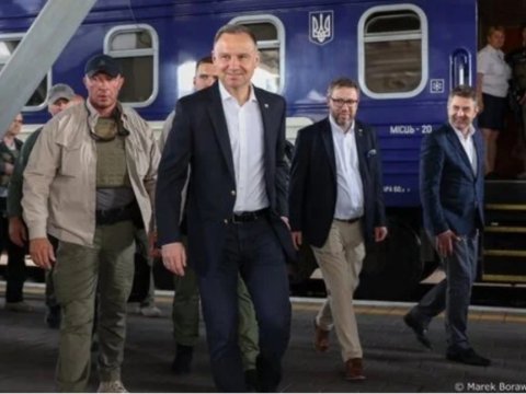 Polşa Prezidenti Ukraynaya gəldi