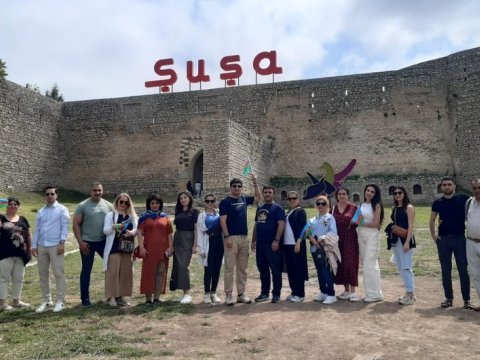 Diaspor nümayəndələrinin Şuşaya 8-ci səfəri 