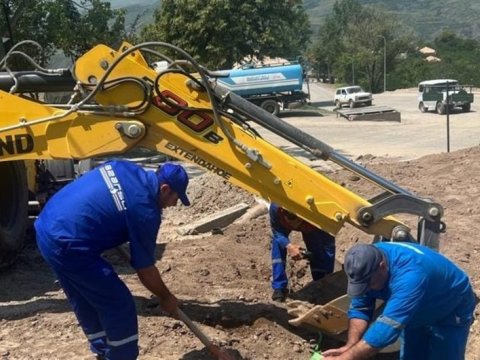 Laçına 2 istiqamətdə su xətti ÇƏKİLİR